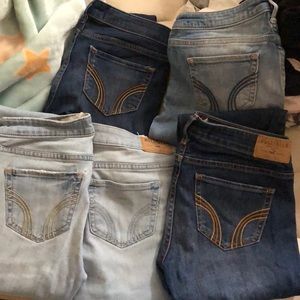 5 pairs of jeans